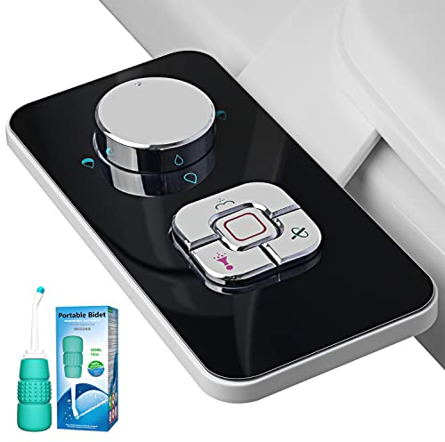 Pulvérisateur Bidet Non Électrique AVEC Double Bus RésostadesToyeuses - Nettoyage Avant et Arrière - Bouton Poussoir Réglable Pour Eau + Bidet Portable
