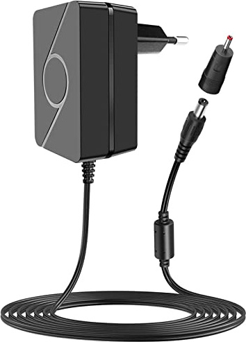 Gonine 16,8 V laddare, AC 100–240 V DC 16,8 V 2 A 1 A nätadapter för pannlampa, leksaksbil, balansbil, Sonic LifePro minimassagepistol