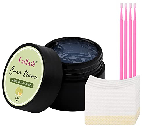 FADLASH Crema Rimuovi per Ciglia Extension Solvente per Extension Ciglia Remover Crema Extension Ciglia Delicata e Rapida Rimozione Rapida Della Colla Ciglia(Eyelash Remover 10G)