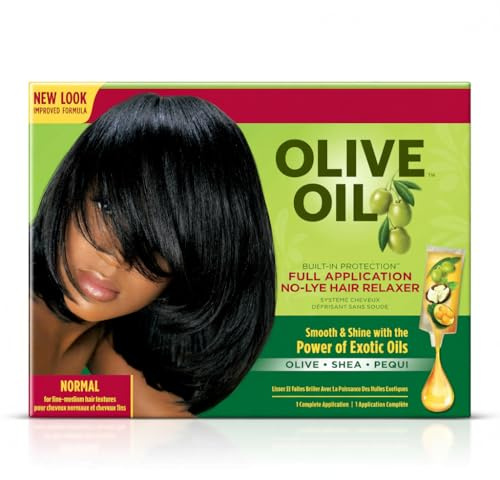 Olive Oil Built-In Protection No-Lye Hair Relaxer REGULAR Strength NORMAL
