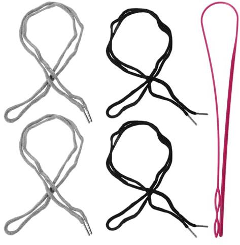 BEBEMOKO Cuerda con Herramienta para Pasar Cordones de Pantalones y Sudaderas Cuerda para Jogging y Capuchas Kit Duradero para Coser y Reparar Ropa Casa y Viaje