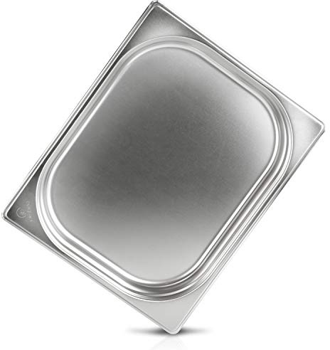 jokobela Récipient Gastronorm 1/2 40 mm en Acier Inoxydable Premium (capacité 2,3 L) Dimensions: 325 x 265 × 40 mm - pour Chauffe-Plat ou Un Bain Marie (0,6 mm d'épaisseur)