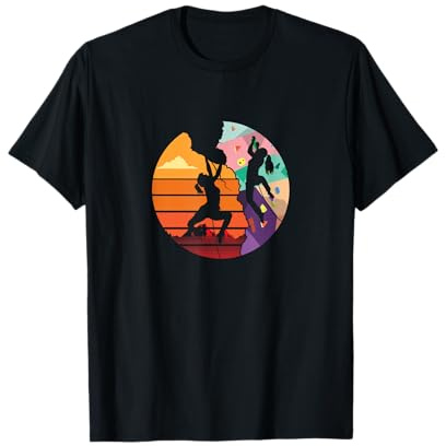 Escalada Boulder Escalada en la pared Escalada Roca Montañas Deportes Camiseta