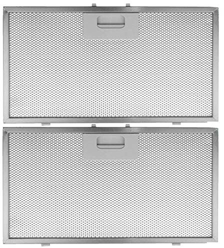 SPARES2GO Fettfilter kompatibel mit Elica Elibloc New Genius Dunstabzugshaube (329 mm x 177 mm, 2 Stück)