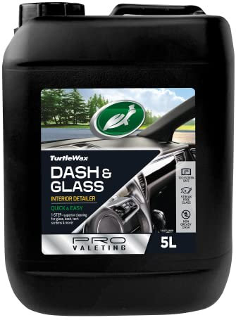 Turtle Wax Dash & Glass Interior Car Cleaning Pro Valeting Car Care 5L
