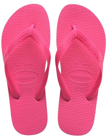 Havaianas - Top Color, Bequeme, Robuste und Leichte Badelatschen, Rutschfeste Sohlen, Unisex Erwachsene, Pink Flux Pink Flux, 41-42 EU