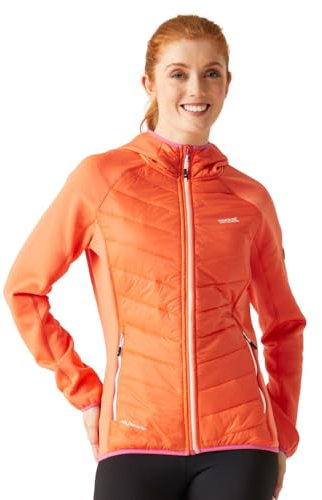 Regatta Andreson VIII Hybrid Damen Jacke, Satsuma/Flamingo Pink, 34