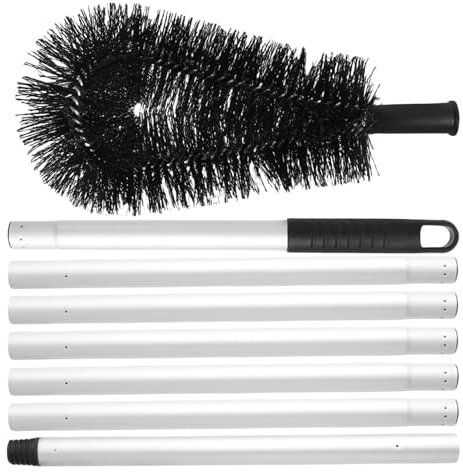 Dachrinnenreiniger-Werkzeug, Dachrinnenbürste mit Verlängerungsstange - Effizientes Mehrzweck-Reinigungswerkzeug - Benutzerfreundliche tragbare Reinigungsbürste, platzsparendes Reinigungswerkzeug für