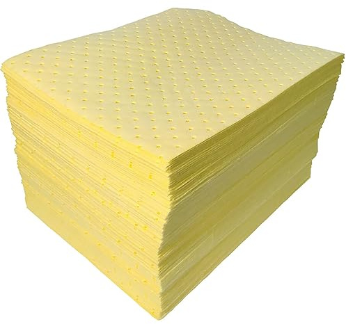 NIANTONG Universale Tamponi Assorbenti per Olio Rotolo di Tappetino per Manutenzione per Olio/Olio Acqua Universale/Prodotti Chimici Riutilizzabile(Size:2mm-100 Sheet,Color:Chimico)