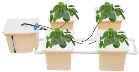 GroßEs FassungsvermöGen Hydrokultur Grow System Kit Fur Home Indoor Hydroponic Anzucht Njektion Platinium Garten Hydroponics Wachstumssystem Satz Hydroponisches Anzuchtsystem 11L Wasserpumpe