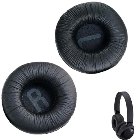 2PCS Wireless Bluetooth Headphones Replacement Ear Covers Durable and Soft Replacement Headphone Pads Dust Protection Headphone Ear Covers for JBL Tune600BT T660NC T510BT T500 T450BT