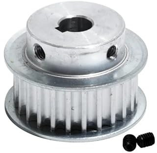 HTD5M-25T puleggia sincrona puleggia motrice larghezza cinghia 16mm con chiavetta 8/10/12/12,7/14/19mm diametro foro passo 5mm puleggia dentata(Bore 20mm Key 6x2.8)