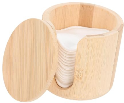 ARTSEWPLY Almohadillas de Algodón Reutilizables para Maquillaje Suaves y Cómodas Diseño Simple Fibra de Bambú Blanca para Limpieza Facial y Desmaquillante Accesorio Práctico para Uso Diario