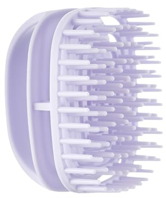Masajeador del cuero cabelludo - Cepillo de champú de 8 cm, material duradero | Masajeador de cabeza de cabello seco TPE con facilidad, cepillo para el cuero cabelludo para el crecimiento del cabello,