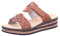 Rieker Damen Klassische Sandalen 629K9, Frauen Sandalen,Sommerschuhe,Freizeitschuhe,offene Schuhe,Strandschuhe,braun (24),40 EU / 6.5 UK