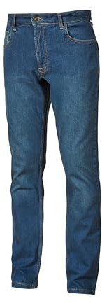 U-Power | Jeans Cargo da Lavoro Romeo, in Tessuto Elasticizzato con Tasche, vestibilità Slim Fit e Zip YKK con Chiusura a Bottone, 79% Cotone 20% Cotone Riciclato 1% Elastane