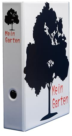 Mein Garten PVC Motiv Ordner A4 – Stabiler PVC-Ordner mit 2-Ring-Mechanik, Made in Germany, langlebiger Sammelordner für Dokumente und Unterlagen, kein Import