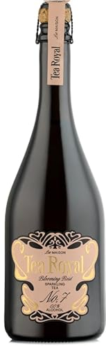 Tea Royal - Blooming Rosé | Premium Sparkling Tea | 0,00% vol. alkoholfreie Champagner Alternative | alkoholfreie Sekt Alternative | statt alkoholfreier Wein | alkoholfreier Aperitif (Bloomin Rosé)