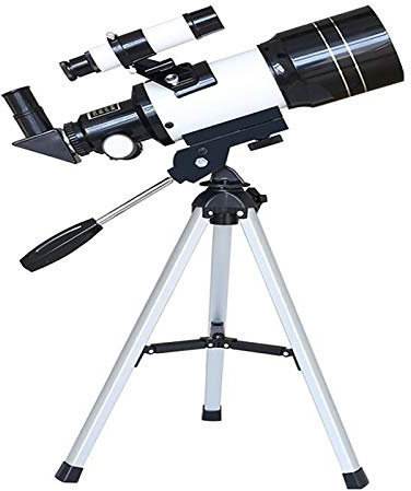 Teleskop, tragbares Monokular, 70-mm-Teleskop für Kinder und Anfänger, Weitwinkel-Astronomieteleskop 150-fach, monokulares Mondbeobachtungsteleskop, Einsteiger-Teleskop mit Stativ und Smartphone-Adap