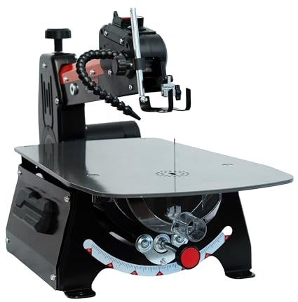 BUCKTOOL 457mm Dekupiersäge, 120W elektrische Laubsäge mit 550-1600 U/min