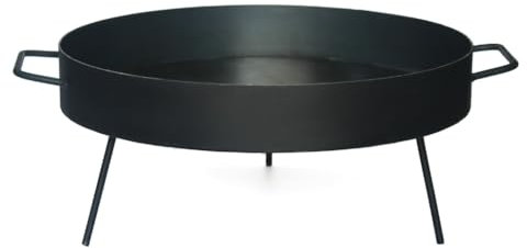 Genérico Disco Arado Paellera Argentina in acciaio al carbonio per cucinare Piatto Varie misure con gambe staccabili Nic Store BBQ (60cm)