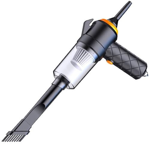 6 en 1 Aspiradora de Mano sin Cable, Potente Mini Aspiradora portátil con punzón para Ventanas y Cortador de Cuerda, Aspirador de Coche múltiples para casa, Oficina, Mascotas, Teclado