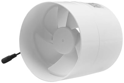 POAHNCU Ventilatore di scarico silenzioso, Ventilatore di scarico, bassa rumorosità (36 dB), impermeabile e antipolvere, ventilazione efficiente resistente al calore,per sfiato aria bagno WC