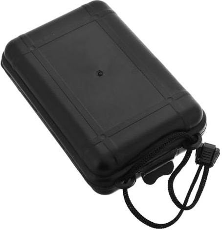 GARVALON Boîte de Rangement Flèches Multi-Compartiments Conteneur Extérieur PE Robuste Protection Antichoc pour Pointes de Flèches Capacité Moyenne Emplacements Organisateur Compact pour