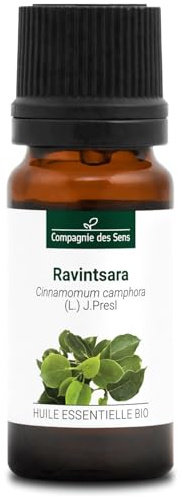 RAVINTSARA BIO - 10mL - Olio Essenziale di Qualità Premium - 100% Puro, Naturale, Integrale - Supporto al Sistema Immunitario