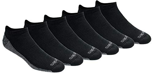 Dickies Herrstrumpor, Dri-tech, fuktkontroll, kvartsstrumpor, tillgängliga i M-XXL (6, 12 par), Large