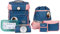 SCHOOL-MOOD - Schulranzen Set Pferd, 7-teilig - Hero Maxx Air+ - inkl. Zubehör - ergonomischer Schulranzen Jungen & Mädchen - Schultasche für Kinder in der 1. bis 4. Klasse Mila (Pferd)