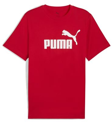 PUMA ESS No. 1 Logo Tee, T-Shirts Mixte, for All Time Red, M