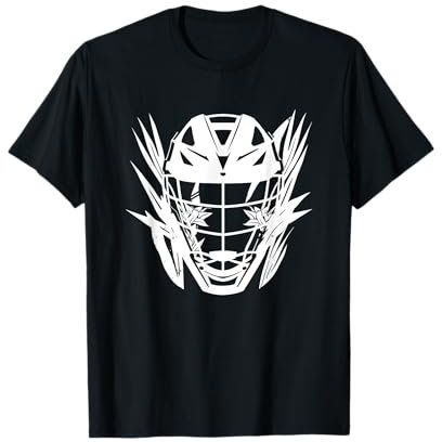 Lacrosse Helm Cartoon Ballsportart T-Shirt