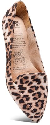 Rollasole Into The Wild – Faltbare flache Schuhe für Damen – faltbare Ballerinas zum Reinschlüpfen für Reisen oder als Geschenk für Damen, leopard, 36/37 EU