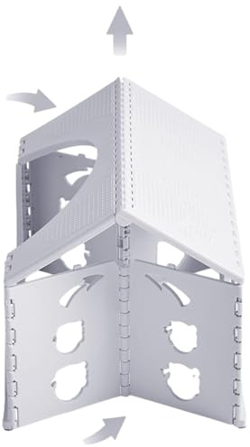 Sgabello pieghevole squatty sgabello da toilette accovacciato – postura adatta sgabello accovacciato – nessun viaggio portatile con gambe antiscivolo, sgabello di per adulti, ergonomico per