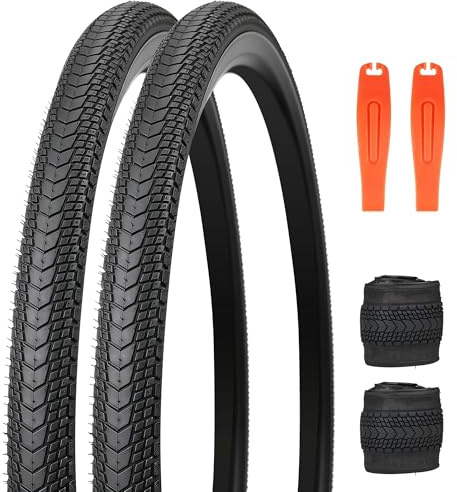 ZUKKA 2PSC Neumático de bicicleta de 27,5 x 2,125 pulgadas, plegable, 30 TPI, cubierta de bicicleta 54 – 584, repuesto plegable para bicicleta de crucero, bicicleta de montaña, bicicleta plegable, BMX