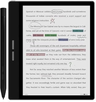 Bigme B751C Color ePaper Tablet 7 Inch for Note-Taking, Reading and Writing with Case and Stylus