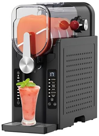 Máquina de granito 2.5 L Máquina de hielo derretido, máquina de enavoleo 6 en 1, refrigeración de manera rápida para racionalizar y reforzar el servicio de bebida helada,42cm(L) x19cm(W) x42cm(H)