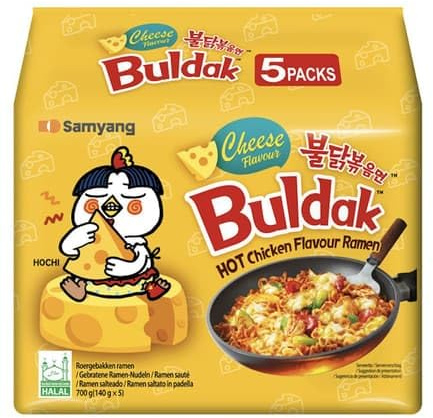 Samyang Buldak Ramen HOT Chicken Cheese (0.7 kg)
