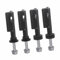 Mounting Pins Kit Fits for MaxTrax MKII Recovery Boards, Anti Theft Lockable Mount Pins Set, Stainless Steel Safty Recovery Tracks and Traction Boards Mount Kit (4 Packs)