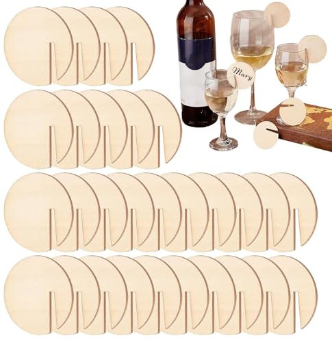 Marqueurs De Boisson - Étiquettes De Verres À Vin | Marqueur De Verre À Vin En Papier Fleurs Vierges | Verre À Vin Étiquette | Etiquettes Boisson Fête | Étiquettes De Nom De Verre À Vin, Marqueur D