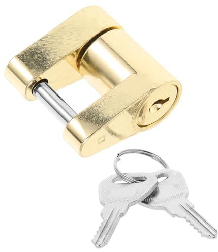 Vaguelly Serratura per gancio di traino resistente, per un accessorio sicuro per rimorchio, design durevole, maggiore sicurezza