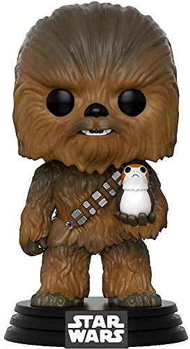 Funko 14748 POP! Bobble: Star Wars: E8 TLJ: Chewbacca w/ Porg (POP 7)