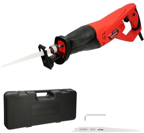 WOLFPACK LINEA PROFESIONAL Sierra De Sable 900 Watt. Sierra De Sable 900 W. Con Variador de Velocidad. Cambio Rapido de Hoja. Madera 115 mm. / Acero 8 mm.