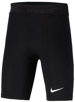 NIKE B NP DF Short 24 Pantalones Cortos, Negro, Blanco, 8-9 años para Niños