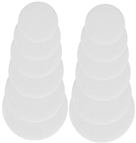 OFFSCH 24pcs Bassoon Sound Hole Pad Sheepskin Bassoon Pads Bassoon Parts Pads for Bassoon Keyboard Instrument Bassoon Accessories Sheepskin Cushions Leather Pad Repair White
