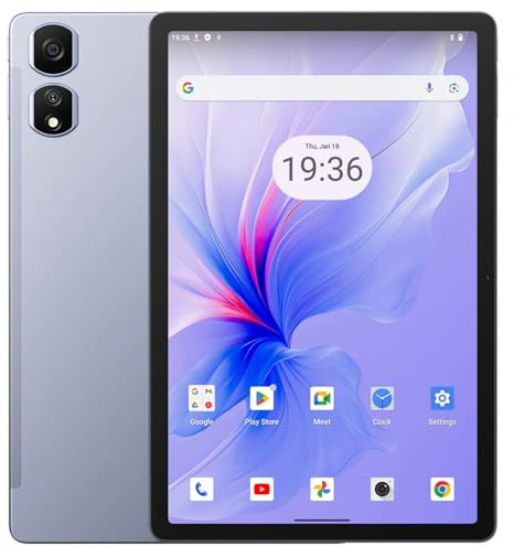 Blackview Tab 16 PRO 11 tum 2K skärm Android 14 surfplatta, 24 GB 256 GB (1 TB förlängd) Widevine L1, 7 700 mAh batteri, Dual SIM 4G LTE+WiFi, 13 MP+8MP, Quad Box Stereo högtalare, 3 läslägen,