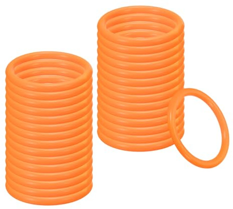 PATIKIL Anillos de plástico para lanzar botellas, anillos de carnaval, aros de plástico para práctica de velocidad y agilidad, regalo de fiesta al aire libre
