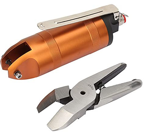 Baxnore Tijeras neumáticas HS30, Tijeras neumáticas de acero de aleación, Herramienta de corte neumática, Alicates neumáticos, Tijeras de corte de aire para jaulas, cercas, malla (HS30-FD9P)