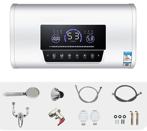 Rivoluziona la tua esperienza di bagno con il nostro scaldabagno elettrico da 3 kW e : telecomando e touch screen, acqua calda istantanea a portata di mano,80L